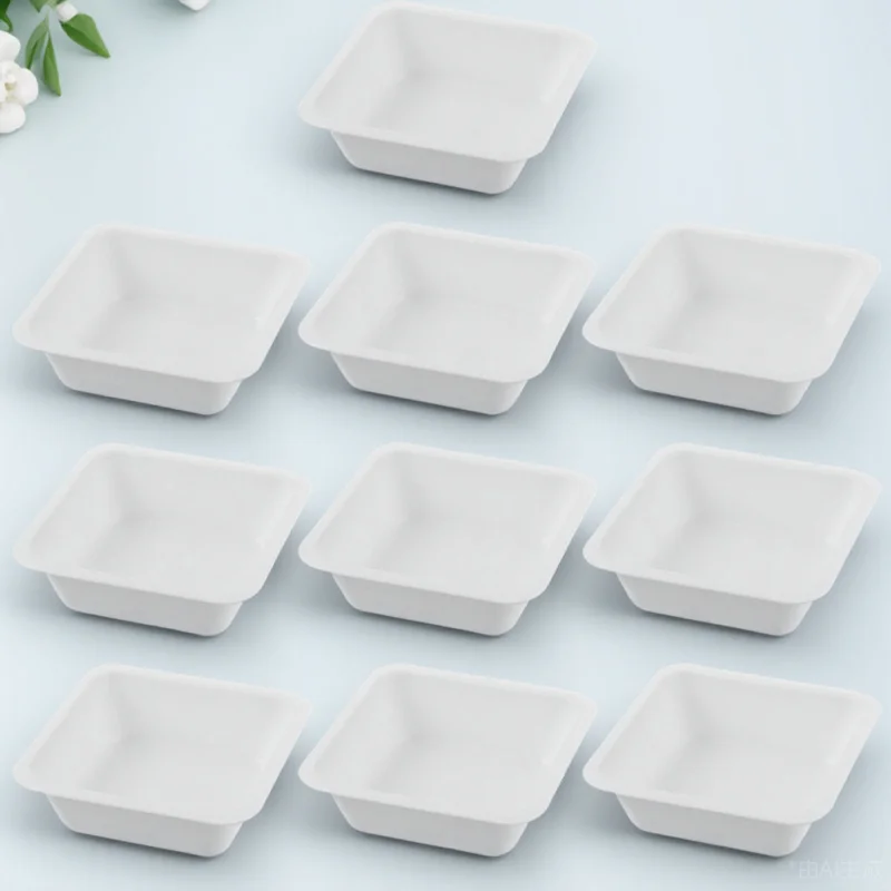 

10pcs 250Ml Plastic Square Weighing Dish Laboratory Supplies For Plastic Weighing Plate Labs Teaching Equipment