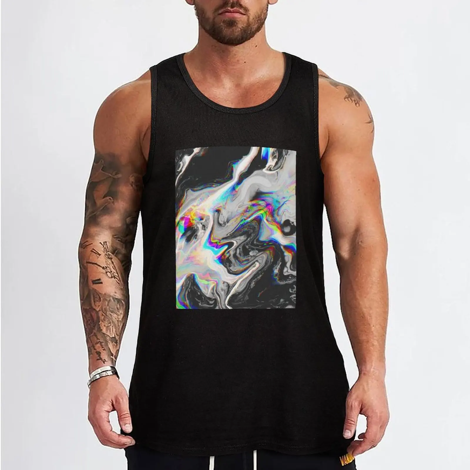 CONFUSION IN HER EYES THAT SAYS IT ALL Tank Top Weekend Casual Tank Top Sleeveless Loose Fit Top