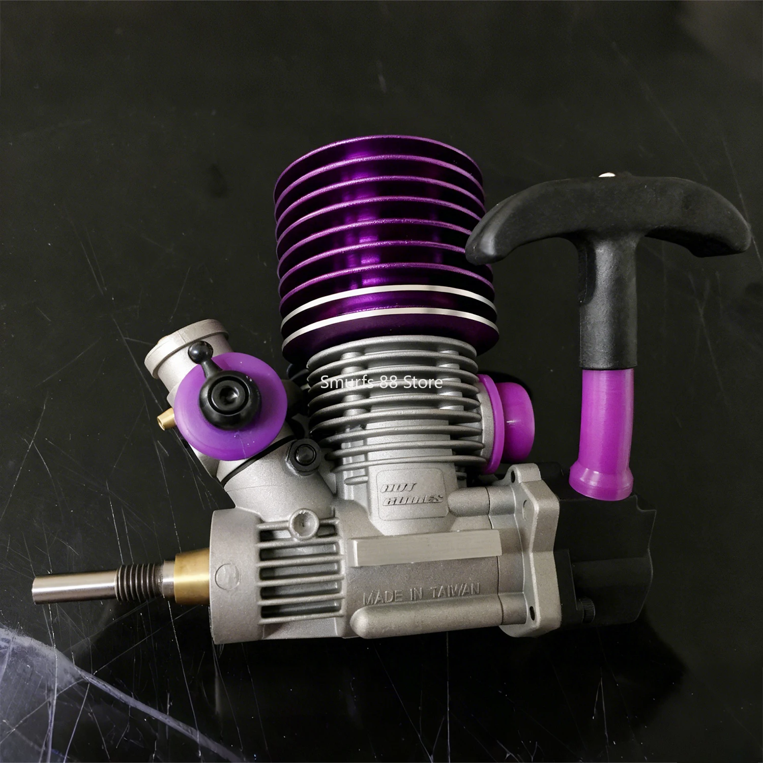 

RC Car Engine Model ASP 3.3 Metal Methanol Engine Suitable for 1/10 Car Model Long Axis Rear Engine Model Toys