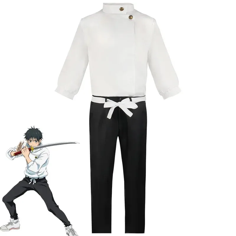

Anime Cosplay Costume Yuta Tops + Pants Full Set Roleplay Suit Japanese Anime Uniform