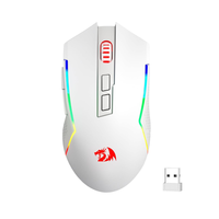 Redragon M693 Wireless/Wired BT & 2.4G Bluetooth Gaming 8000 DPI Mouse 3-Mode Connection RGB Backlight for PC/Mac/Laptop