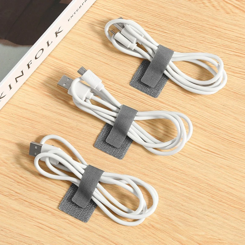 Multi-Purpose Cable Ties Self-Adhesive Cable Sorting Zip Ties Strong Self-Stick Cord Management Straps Management Tool for Wires