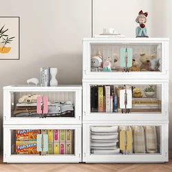 Big Storage Cabinet  Collapsible Storage Bins, File Cabinet,  Stackable Cube Storage Organizer,   Kitchen Storage Cupboard