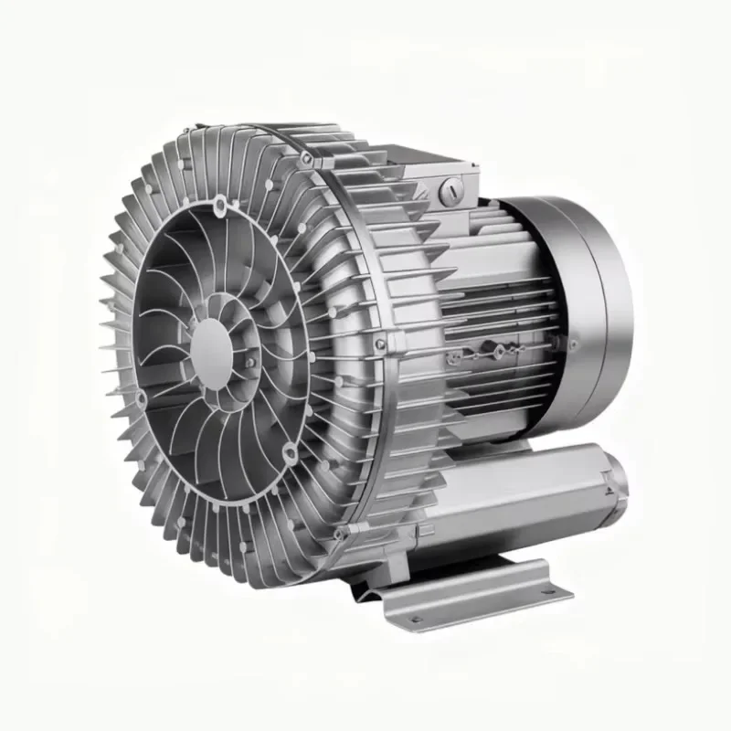 1100W Industrial Dust Collection High Power Vortex Air Blower 380V for Aquaculture Aeration & Vacuum Suction Material