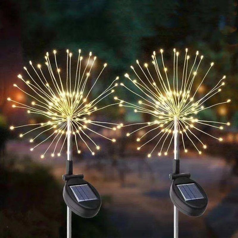 

LED Fairy Lights Solar Lights Waterproof Outdoor Dandelion Flash String for Garden Landscape Lawn Decor