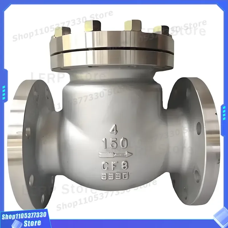 US Standard 300-Class Stainless Steel Check Valve 316 Material Model H44W-300LB 1 Year Warranty OEM/ODM/OBM Customization