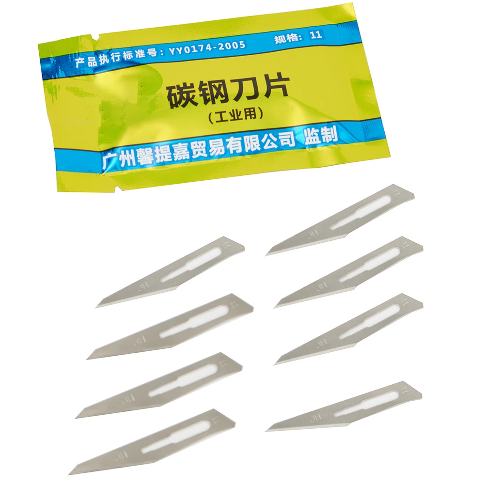 20Pcs Stainless Steel  Sculpting Blades For DIY Cutting Phone Repair Wood Carving Hand Tools 10/11/12/15/ 20/22/23/24#