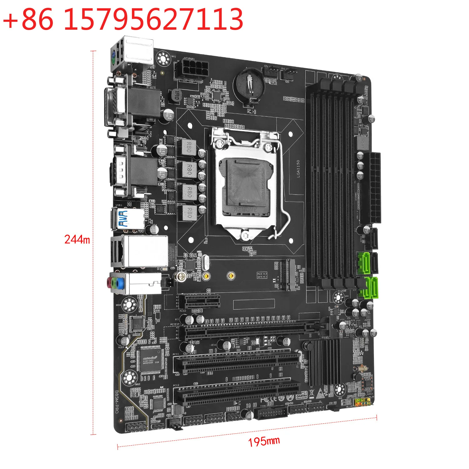 

MACHINIST B85M-PRO motherboard DDR3 LGA1150 NVME M.2 PCIEX16