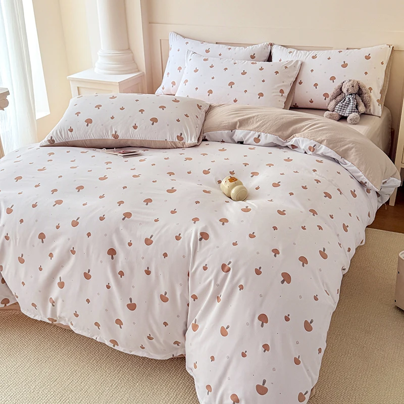 printed duvet cover 3-piece duvet cover set bed comforter set queen 220x240 Pillowcase included 150x200/180cm double bed cover