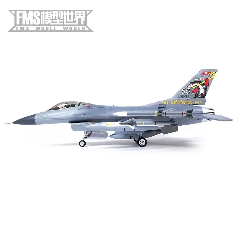 Fms 80mm Edf Jet F-16 Falcon Model Fighter Electric Remote Control Assembling Fixed-wing Model Airplane 6CH RC Airplane