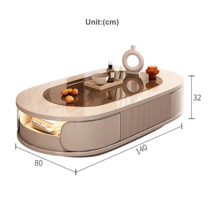 الحد الأدنى الإبداعية طاولة القهوة الشمال الفاخرة غرفة المعيشة مصمم الراقية طاولة شاي تخزين أثاث المنزل Escritorios FYCT #6