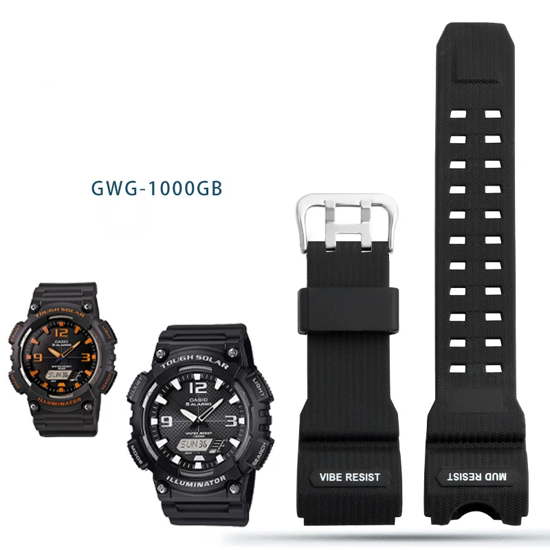 

For G-SHOCK Casio Men's Big Mud King Gwg1000gb Durable Watch Band High Quality Resin Silicone Replace Original Watchbands