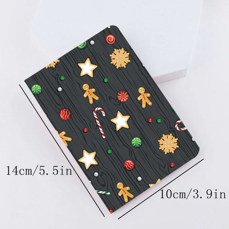 Passport Covers Travel Wallet Covers for Passports ID Card Holder Fashion Wedding Gift Wallet Case Pu Leather Christmas Series