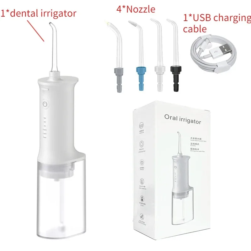 Portable Tooth Irrigatorelectric Tooth Irrigator High Pressure Water  Cleaning Device To Remove Tooth Stains And Calculus New