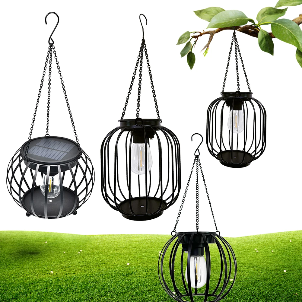 

2 шт. солнечных металлических подвесных светильников IP65, водонепроницаемые, винтажные, декоративные, 800 мАч, светодиодные, для сада, двора, газона, дорожек