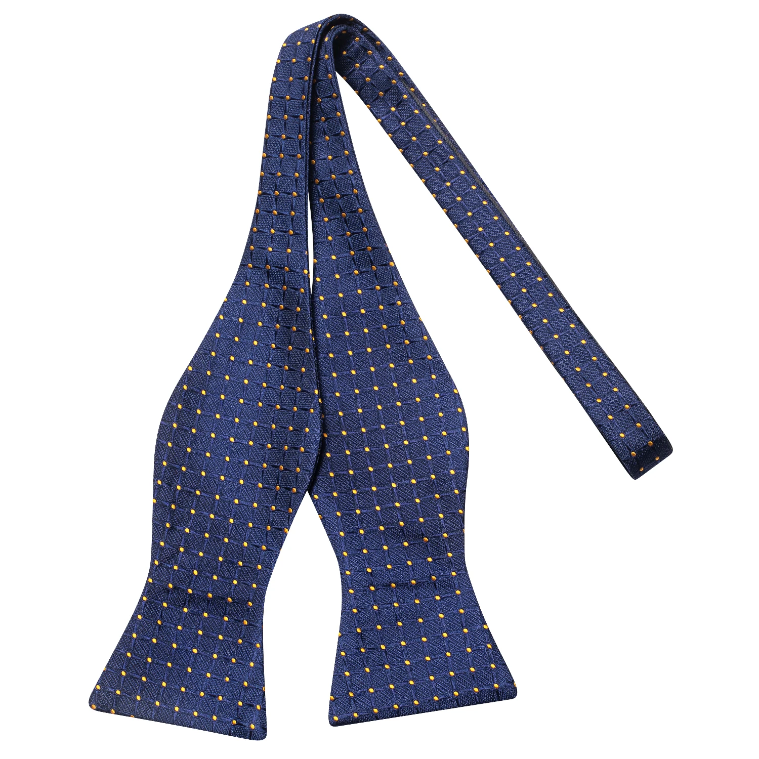 Jacquard Paisley Floral Dots Striped Silk Mens Bowtie Adjustable Self Bow Tie Hankerchief Cufflinks Set for Men Wedding Business
