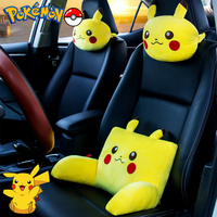 Pokemon Pikachu Neck Pillow Kawaii Lumbar Pillows Car Seat Accessories Cotton Seat Cushions Soft and Comfortable Headrests Gift