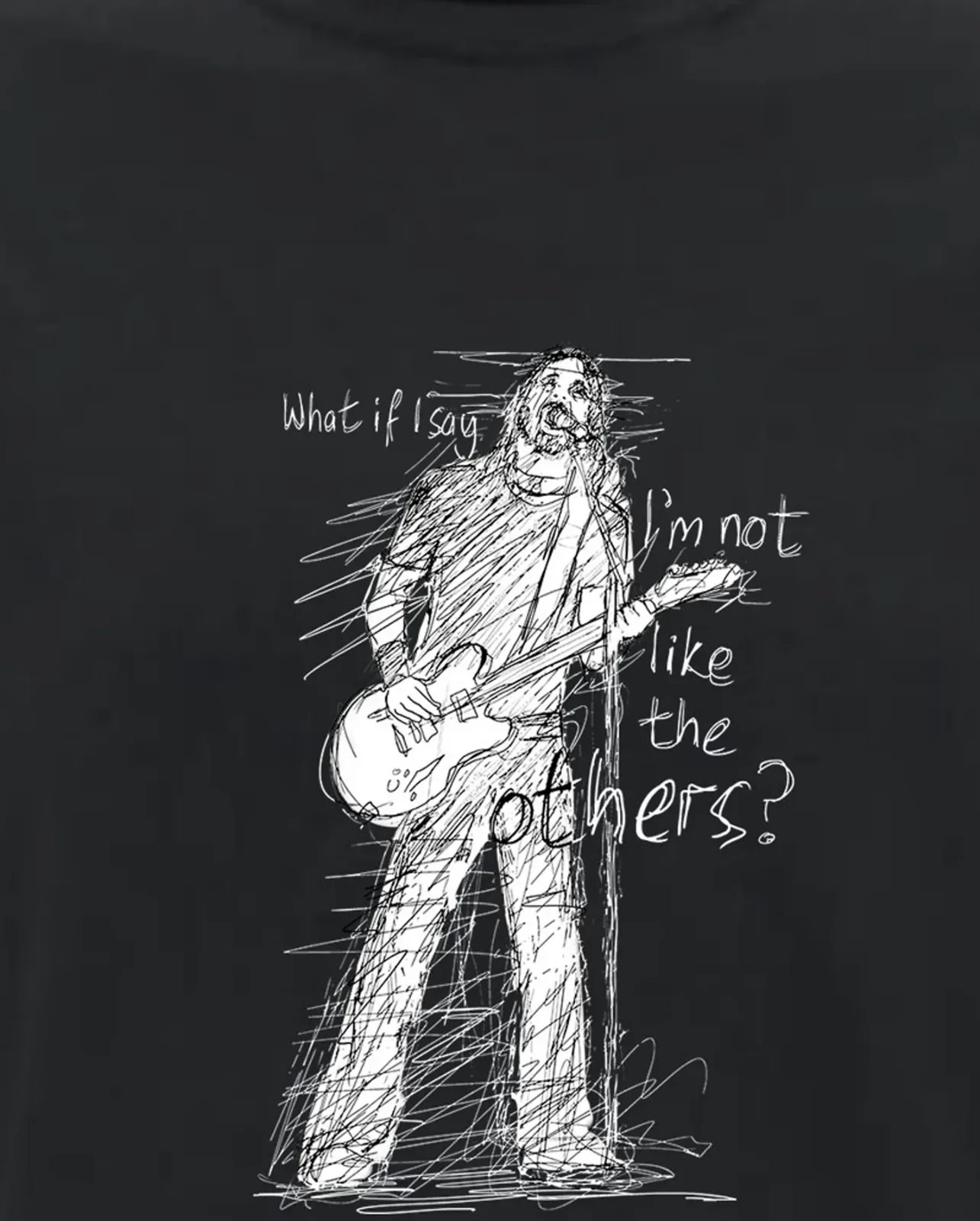

Dave Grohl NEW black T shirt short sleeve All sizes S to 345Xl TA4884