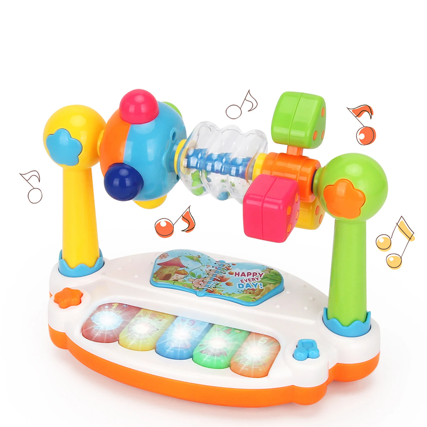 

Children's electronic keyboard toy with multifunctional lighting piano toy, educational early education music toy