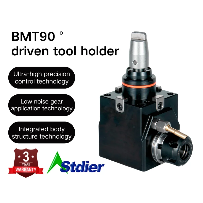 

Stdier BMT40/45/55/65 Башня для инструментов Стандартный держатель электроинструмента 90-градусный составной поворотный фрезерный силовой инструмент Токарный инструмент BT