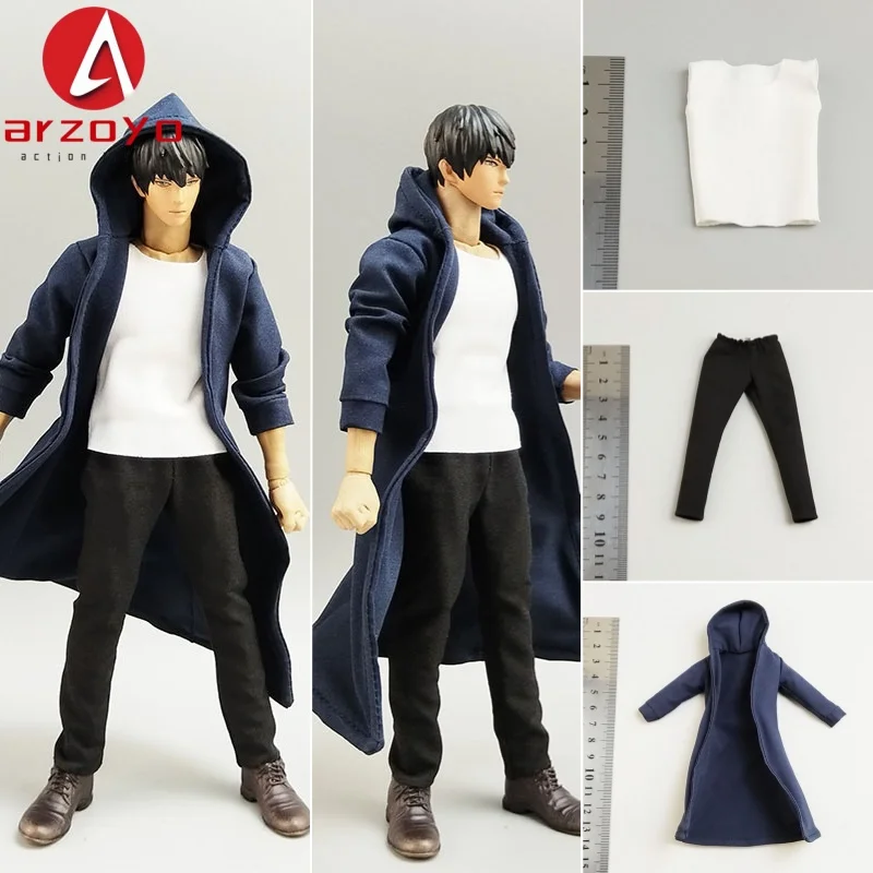 Coupe-vent pour homme, manteau, gilet, pantalon, vêtements, accessoire, modèle adapté à la figurine d'action VB002 VB003, échelle 1/12 ﻿ Corps poupée