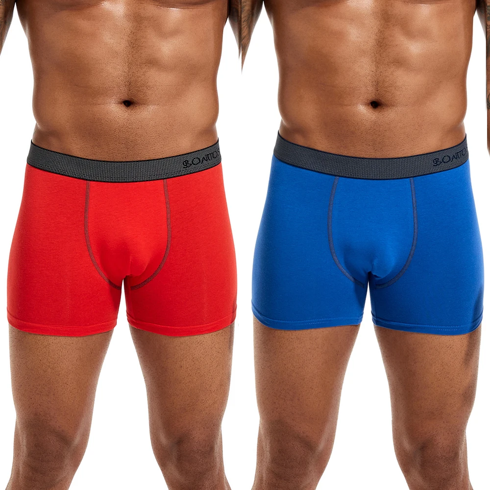 4pcs Cotton Men\'s Panties Sexy Boxers For Man Trunk High Quality Mens Boxer Underwear Family Male Underpants Gift Calecon