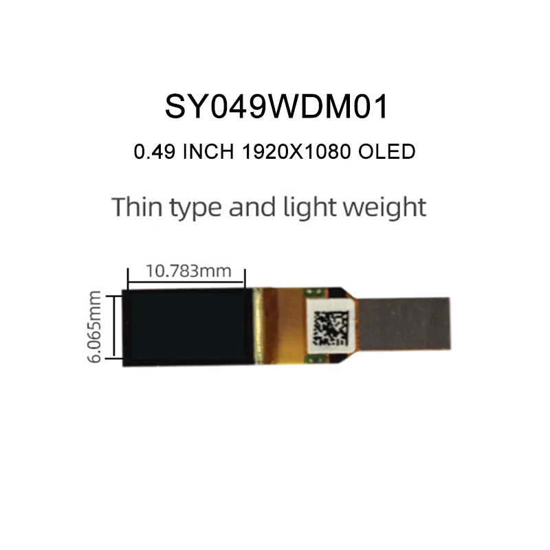 0.49 Inch 1920x1080 SY049WDM01 OLED Micro Display for AR VR High Resolution 1080P for Virtual Reality And Augmented Reality