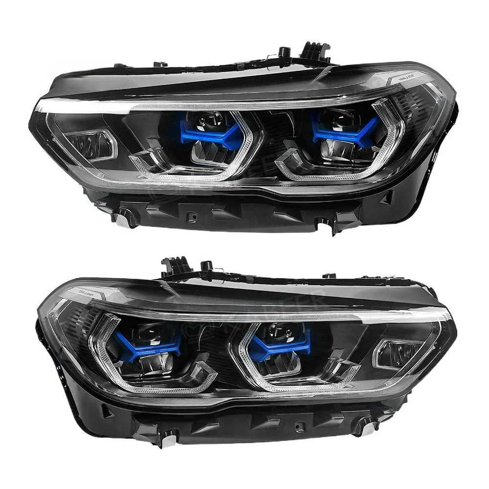 Original LED Follower Laser Headlight Assembly for New BMW X5 G05 G06 12V Red Light Front Lamp Use Model X6