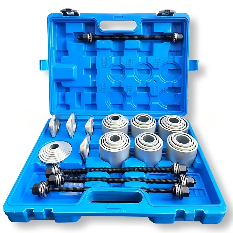36pcs Car Bushing Extractor Press Tool Kit Universal Auto Chassis Silent Block Remover Install Tool Storage Case