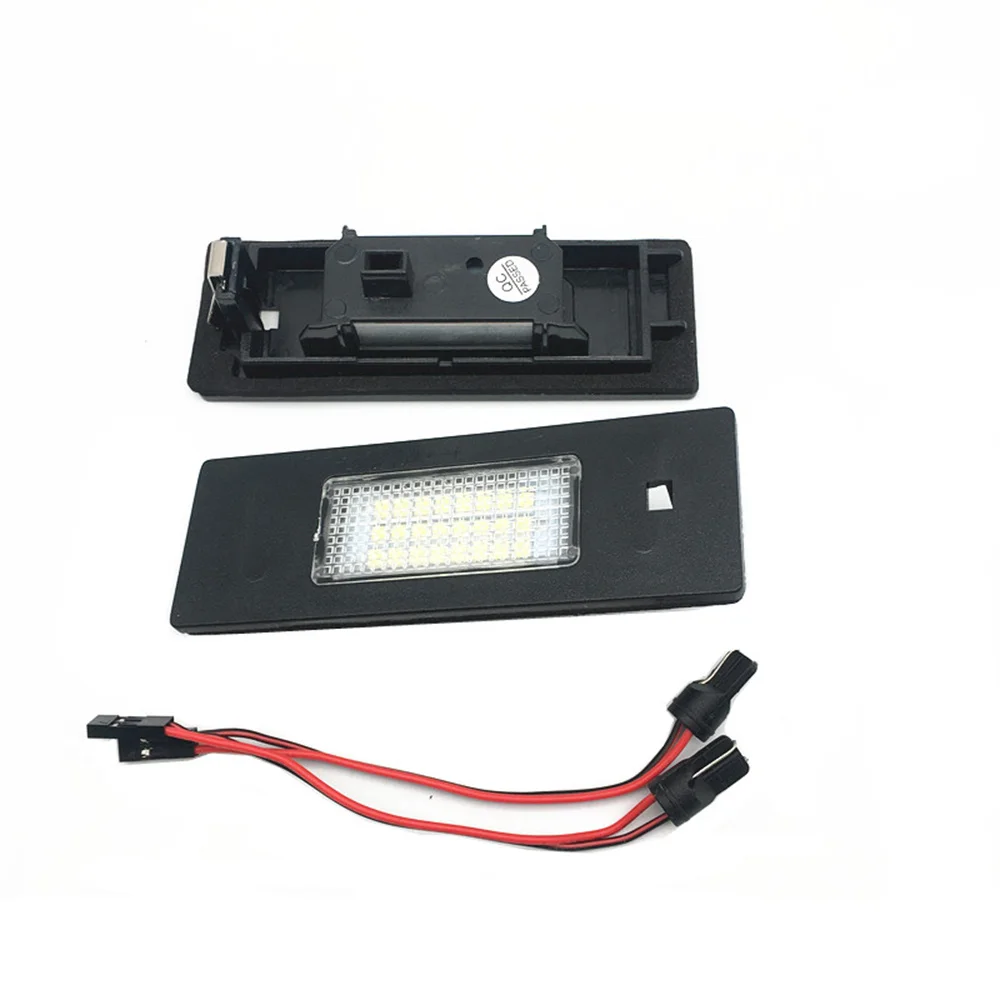 for BMW 1 Series E81 E87 E63 E64 M6 E85 E86 Z4 F12 F13 F20 K48 2PCS LED License Number Plate Lamp Car Light Luz No Error