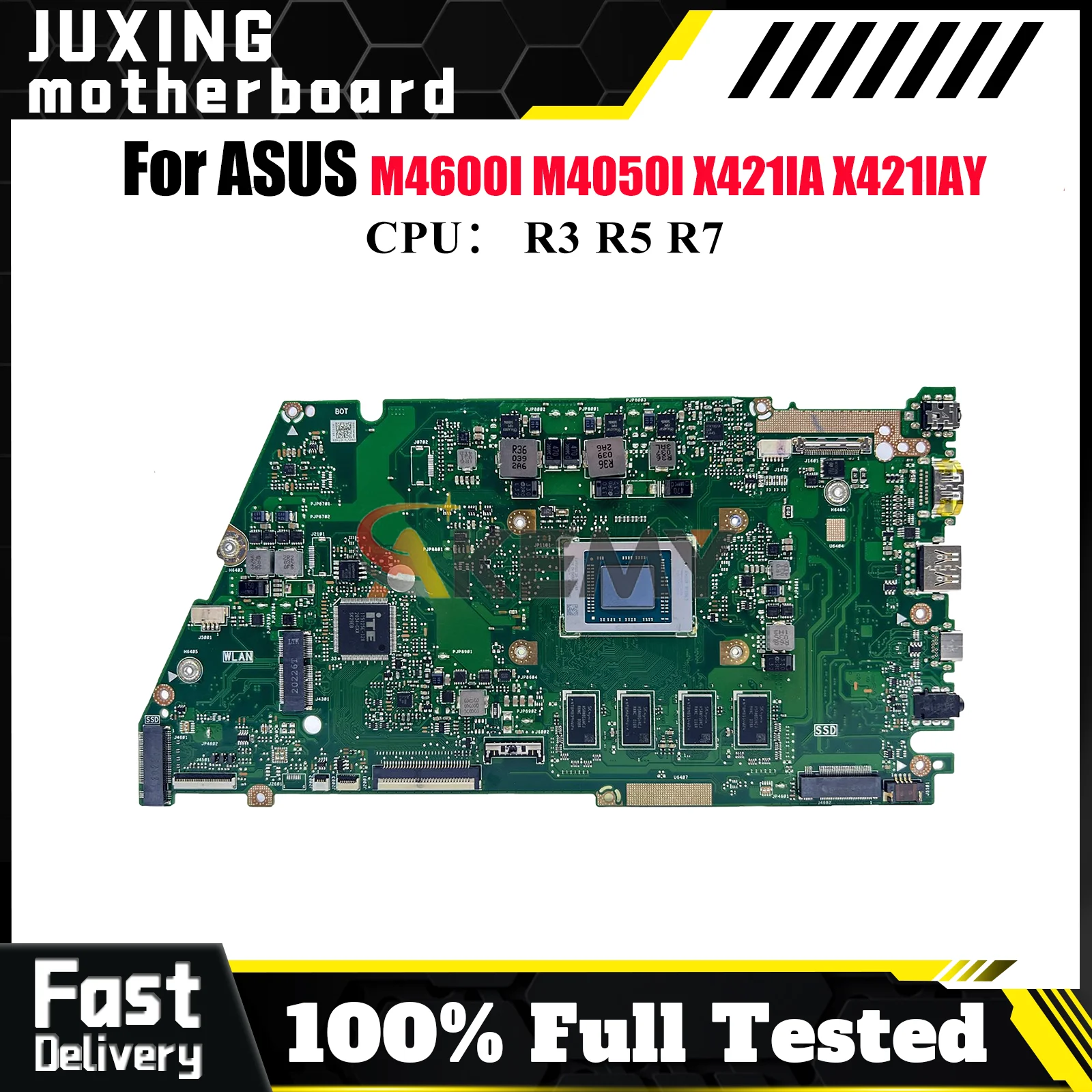 

X421IA Материнская плата для ноутбука ASUS VivoBook X421IAY X421I M4050I X421IA R421I M4600I Материнская плата с процессором R3 R5 R7 100% тест ОК