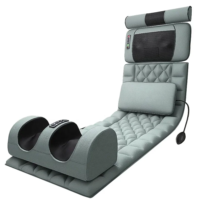 تصنيع حصيرة التدليك الكهربائية الساخنة منصات التدفئة بالأشعة تحت الحمراء كامل الجسم تهتز سرير تدليك فراش للسيارة والمنزل