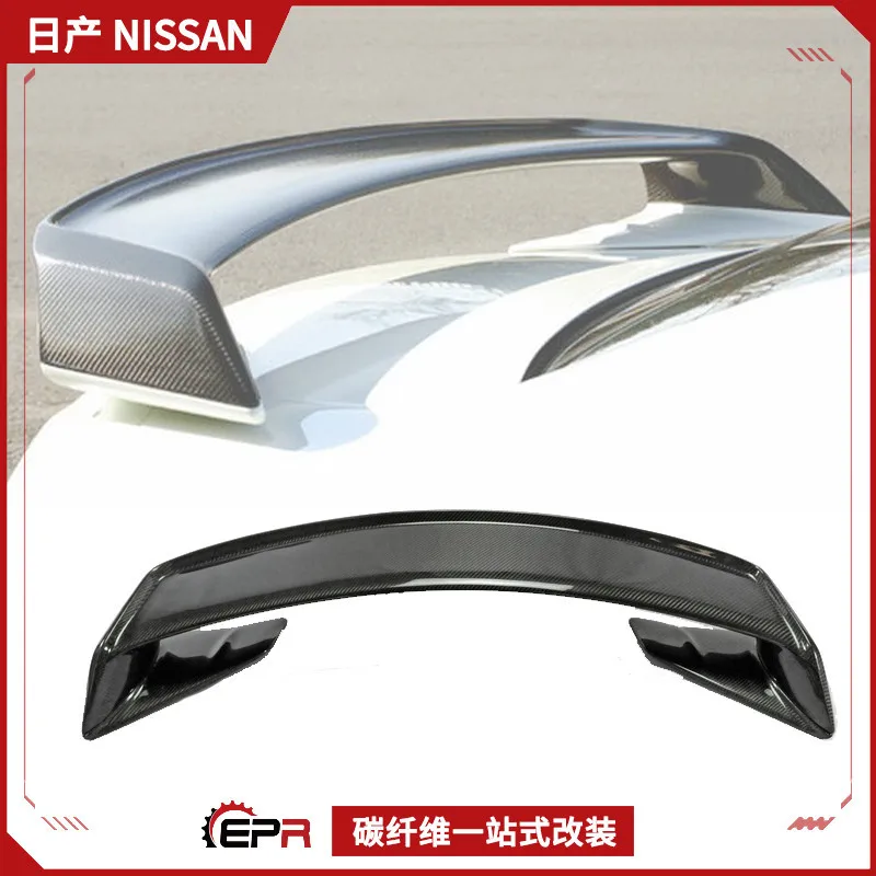 

Suitable for Nissan R35 GTR modified MINE carbon fiber rear wing, original non-destructive replacement, plus haute couture wind