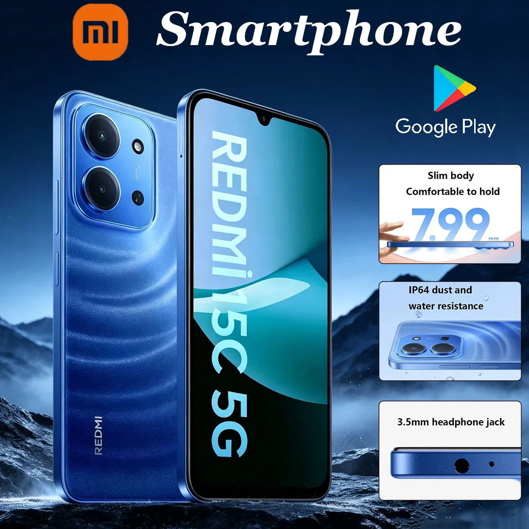Xiaomi New Xiaomi Redmi 15C Smartphone 120Hz Screen 6000mAh Battery 5G Dual-SIM Strong Performance Gaming Mobile Phone 8+256GB Memory - Aliexpress Deal