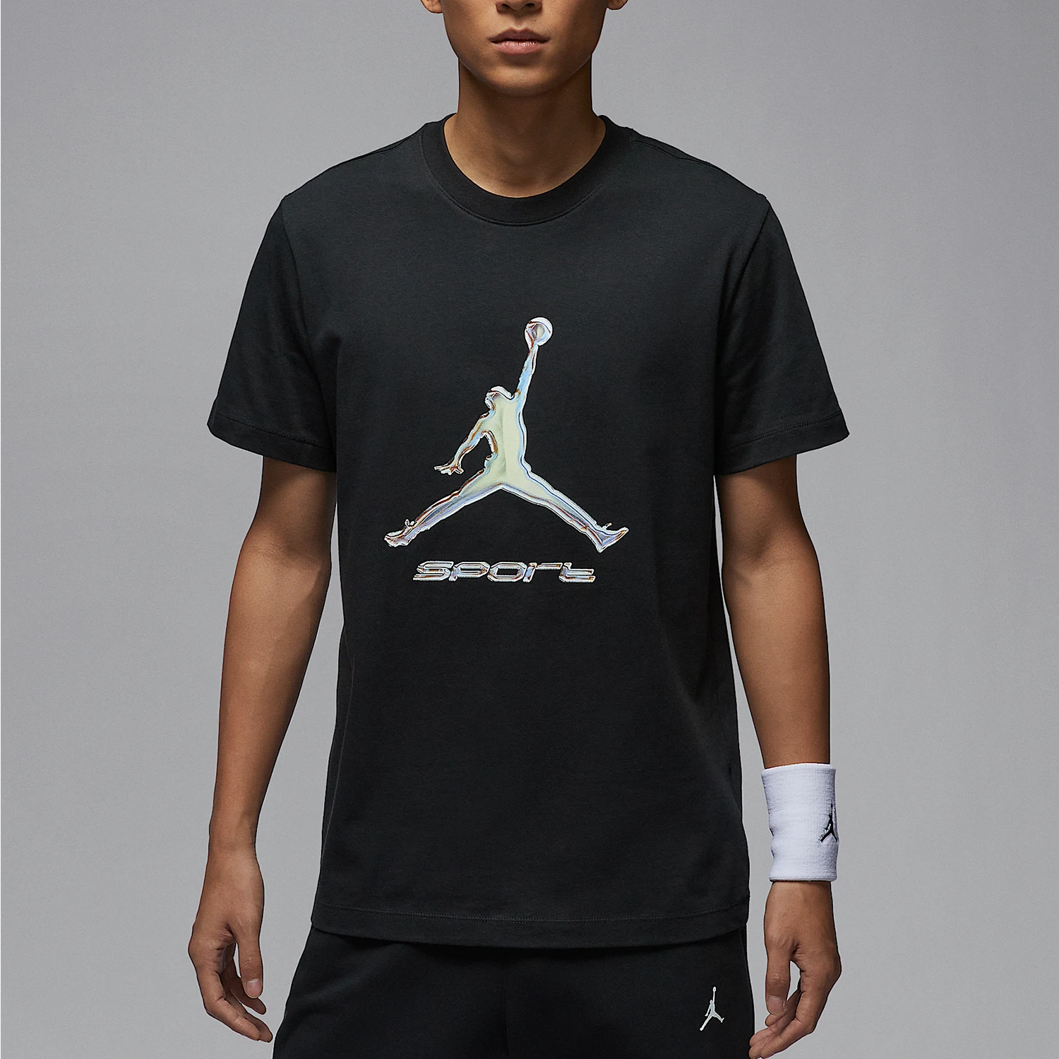 

Оригинальная мужская дышащая тренировочная футболка Nike DRI-FIT для баскетбола HQ7985-010