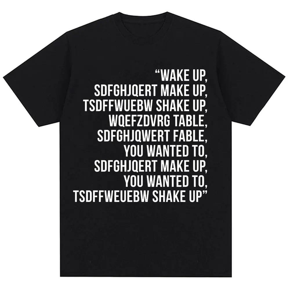 Wake Up System of A Down Chop Suey T-Shirt Männer Frauen Mode Rock Band Hip Hop Vintage T-Shirt Übergroße lässige Baumwoll-T-Shirts