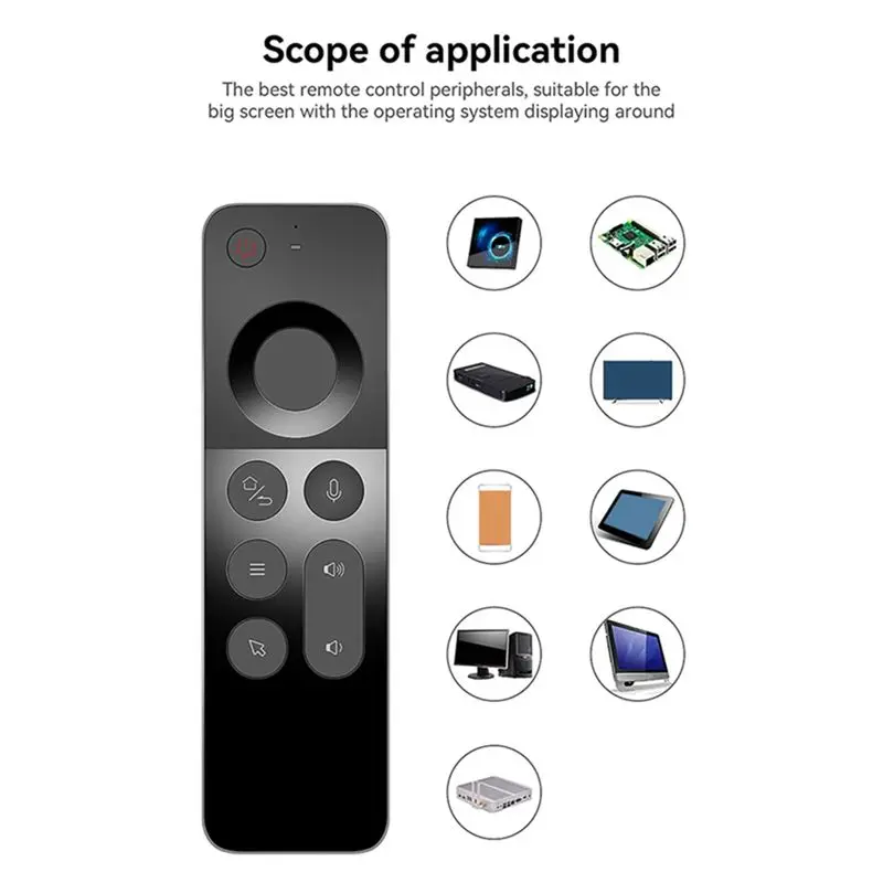 A48U W3 2.4G Wireless Mini Air Mouse Keyboard Intelligent Voice Remote Control Infrared Learning Controller Replacement