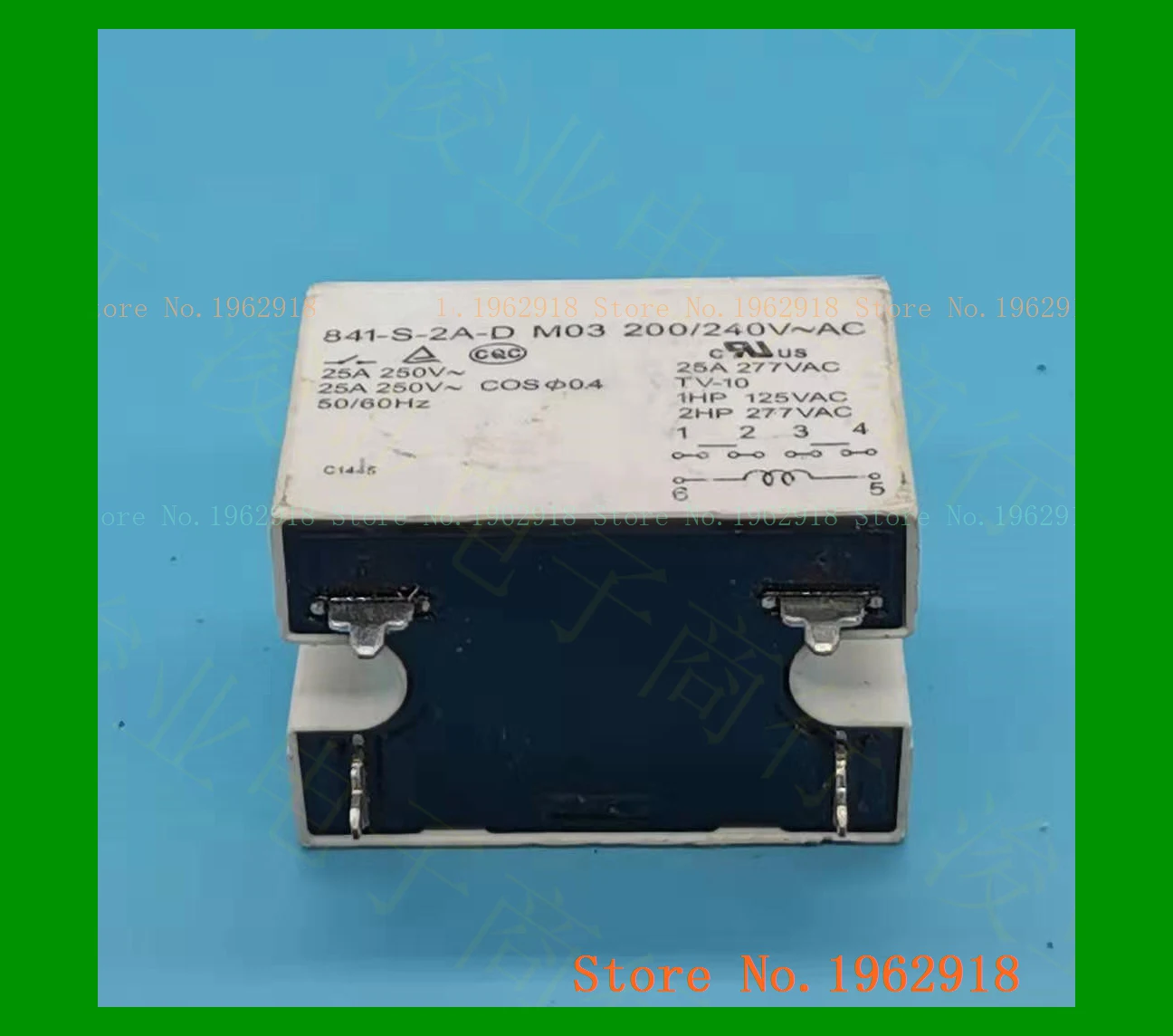 

841-S-2A-D 30A/250VAC 841-S-2A-D-200-240V ~ AC