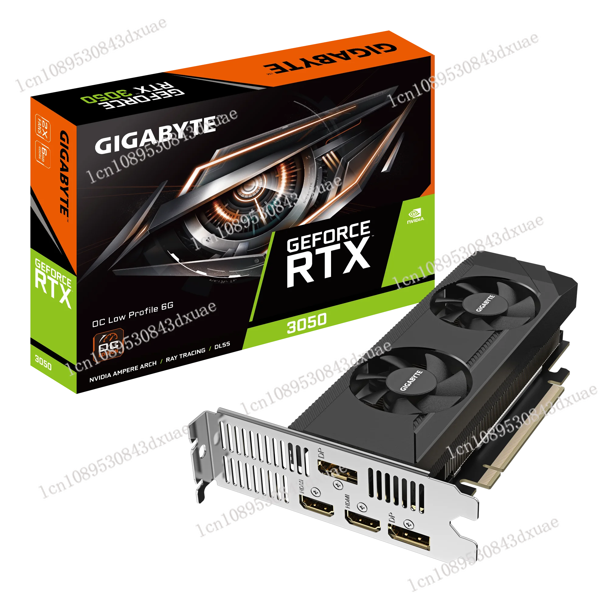 

RTX 3050 OC Низкопрофильная карта с ножом 6G Полувысокая видеокарта Новый национальный банк