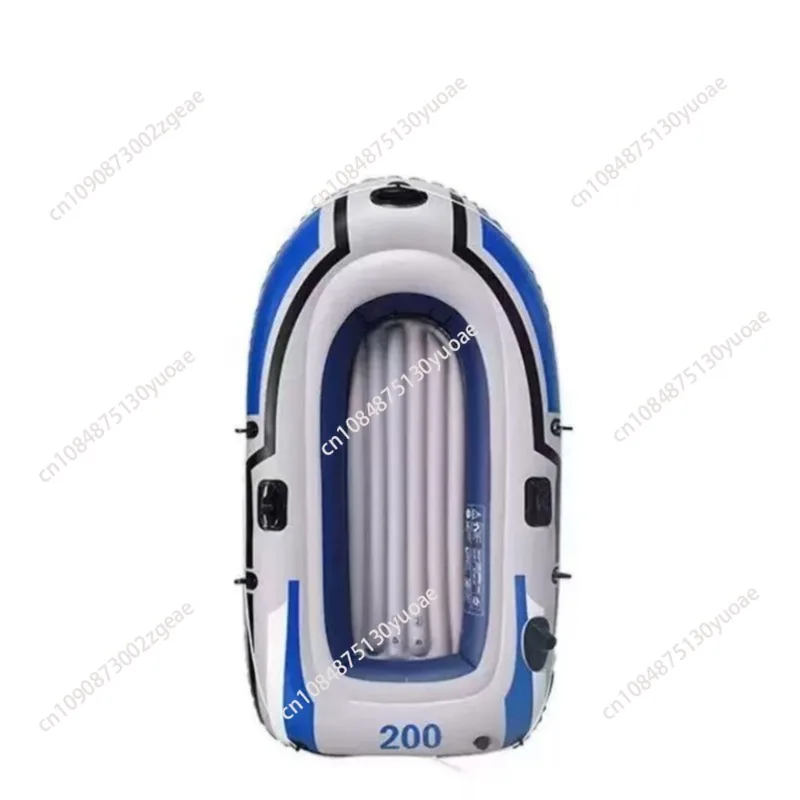 Portable Assault Boat 2/3/4 People Multi-Person Kayak Inflatable Rubber Boat Thick Bottom Drifting Fishing Leisure Rafting