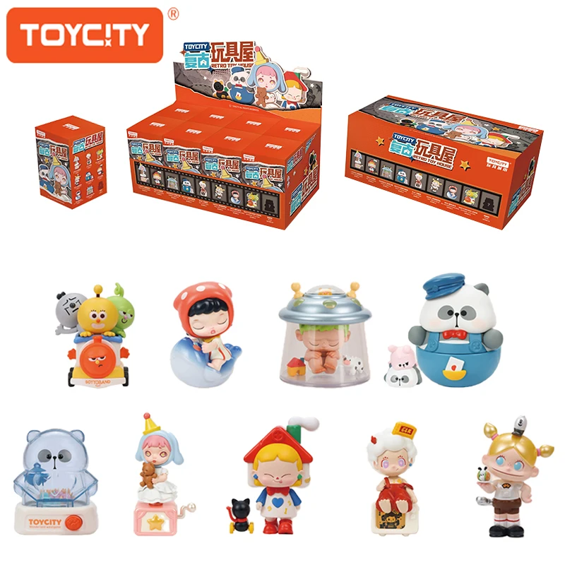 

Toycity Ретро игрушечный дом тема экшн-фигурка слепая коробка коллекционная коробка оригинальная мультяшная периферия загадочная коробка детские подарки на день рождения