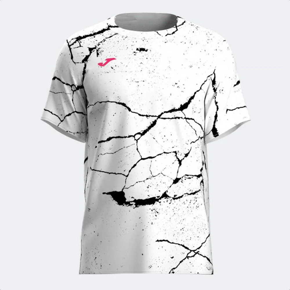 JOMA Summer Men's 3D Printed T-Shirt Loose-Fitting Breathable Quick-Drying Sports Outdoor Fitness Football Training Clothing