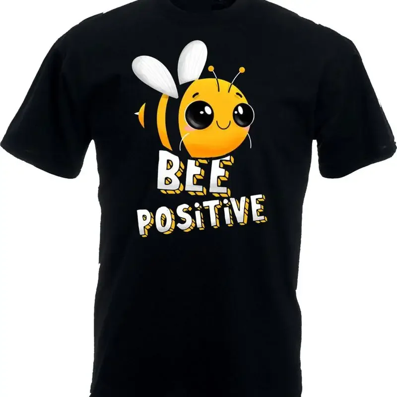 Bee Positive TShirt, Be Kind, Stay Positive, Nature Shirt, Bumble Bees Tee Top