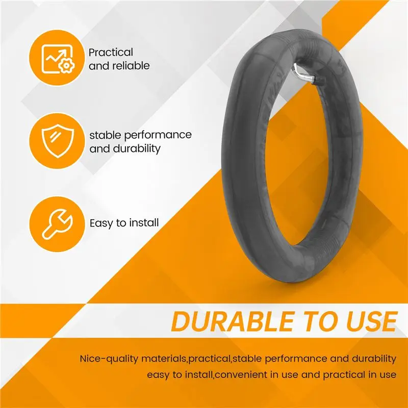 A82U-8 Inch 8X1 1/4 Scooter Inner Tube With Bent Valve Suits A-Folding Bike Electric / Gas Scooter Tube
