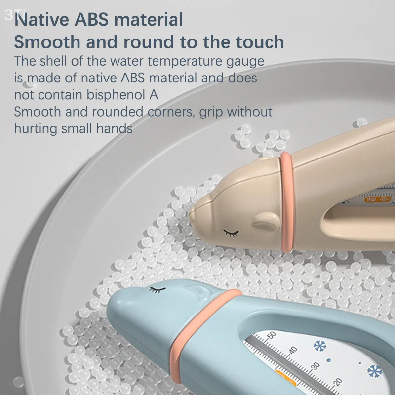 Baby Bath Thermometer Cute Bear Kids Bathtub Safety Bathing Floating Toys Upgraded Sensor Shower Water Temperature Gauge