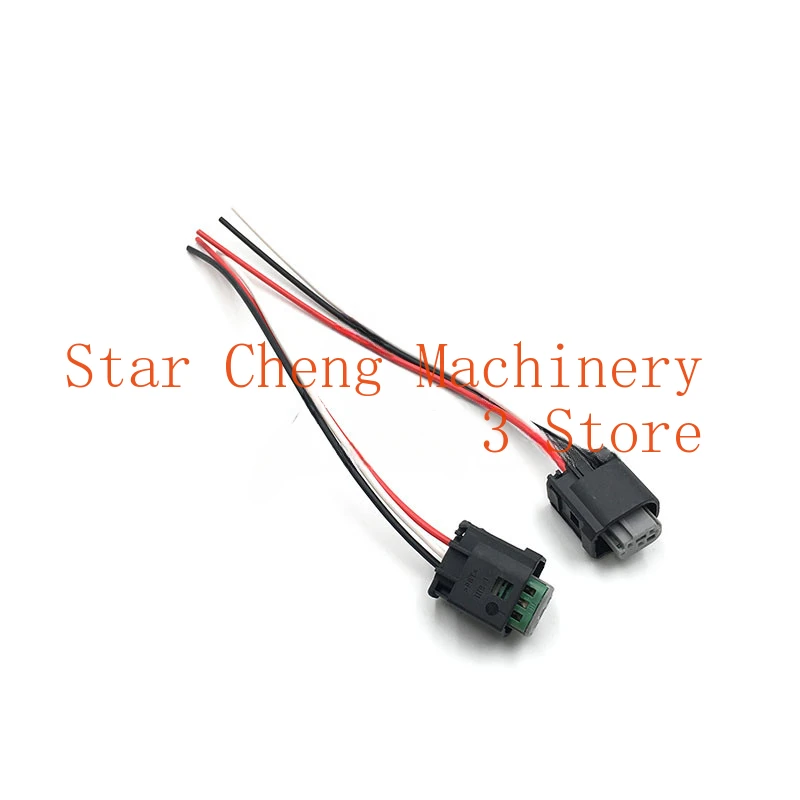 Hydraulic Pump High Pressure Low Pressure Sensor Plug Wiring Harness Excavator Parts for Kobelco SK200/230/250/350-6E