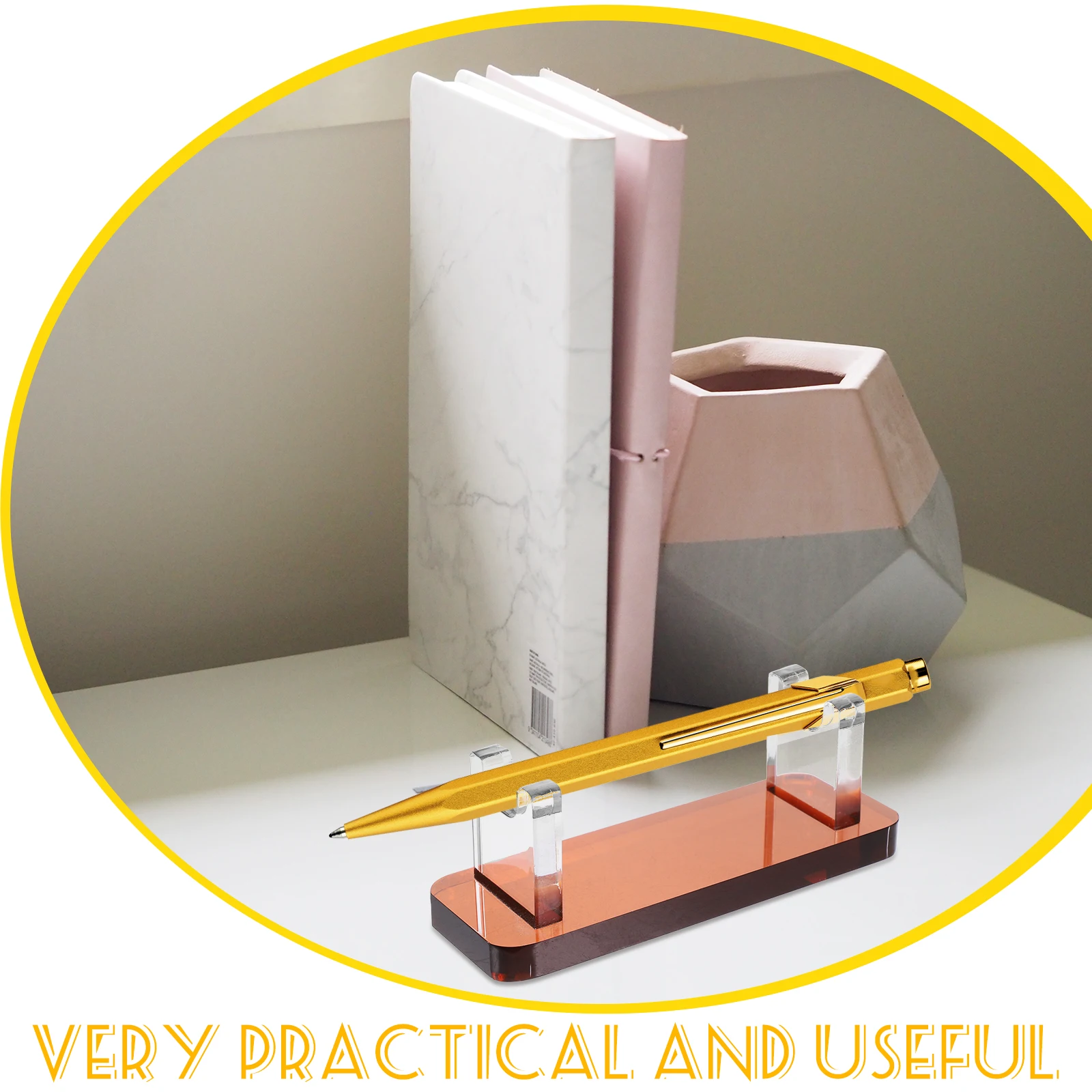 

Acrylic Holder Display For Office School Home Nail Art Storage Organizer Transparent Desk Rack Pen Stand Eyebrow