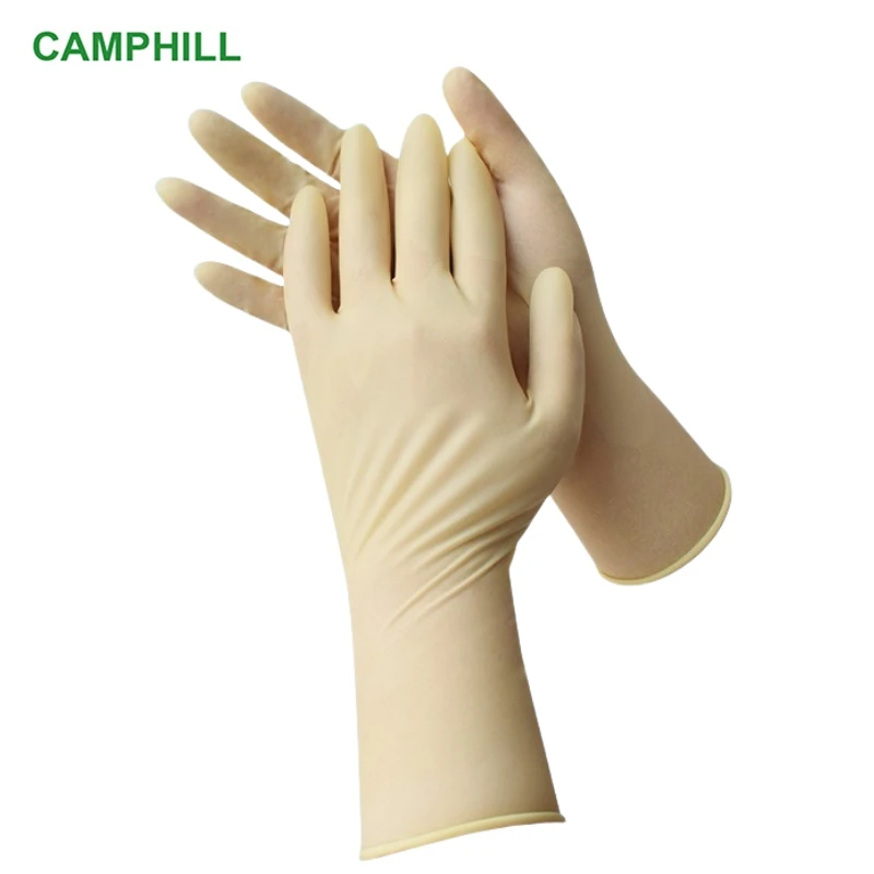 Recommend 12 inch fingertip pitted surface latex gloves Dust-free room, Clean Room disposable purification waterproof gloves