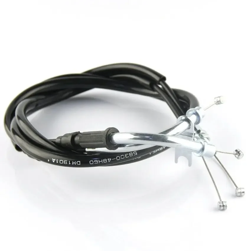 Motorcycle Throttle Control Cable Steel Wire Set for Suzuki GW250 Inazuma 2014-2017 58300-48HA0 58300-48HE0