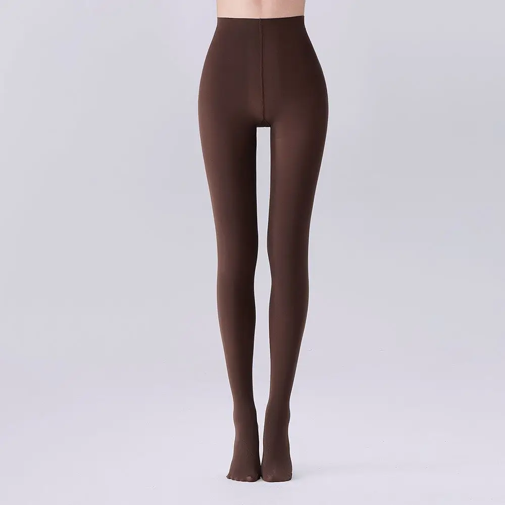 High Quality Elastic Winter Velvet Leggings High Waist Solid Color Thermal Leggings Thin Keep Warm Slimming Yoga Pants for Women